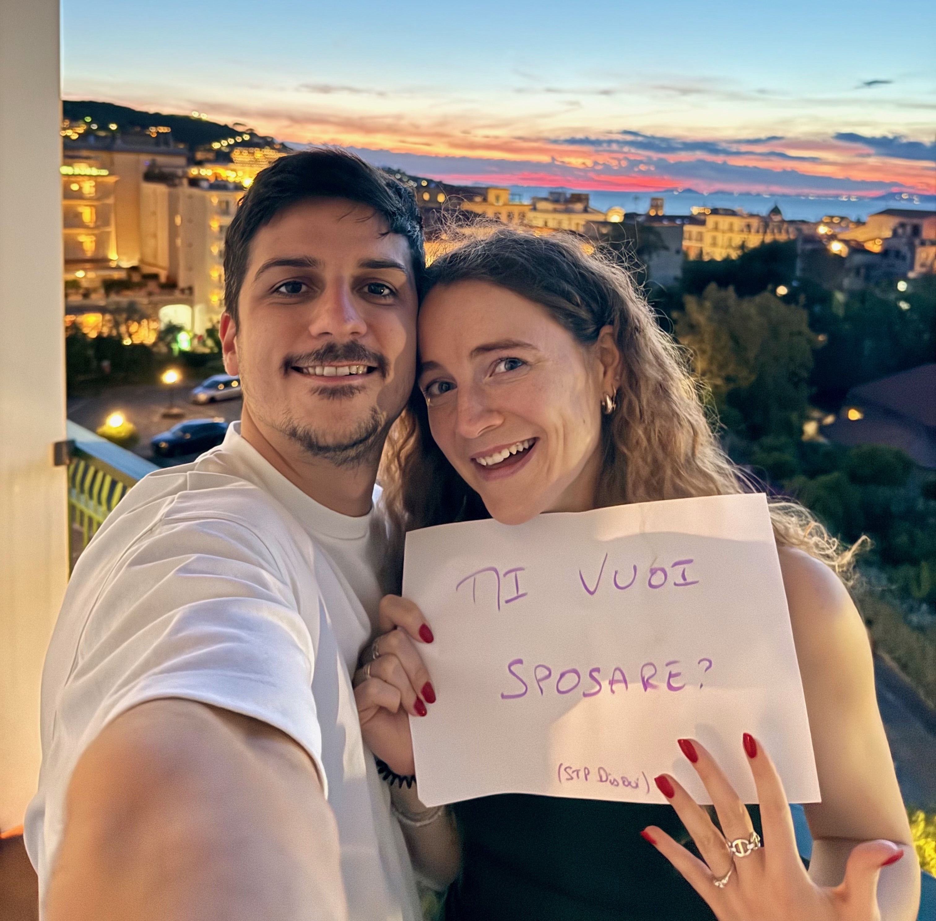 La demande en mariage à Sorrento